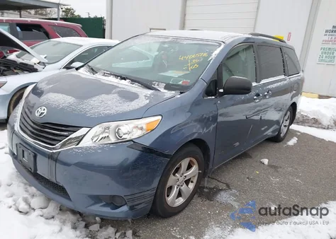 2013 Toyota Sienna Le V6 8 Passenger из США, поврежденный, VIN 5TDKK3DC8DS360564